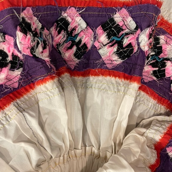 Handmade Native American Toddlers Patchwork Skirt - Picture 7 of 10